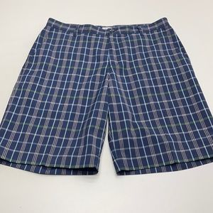 adidas Blue Plaid Men's Shorts